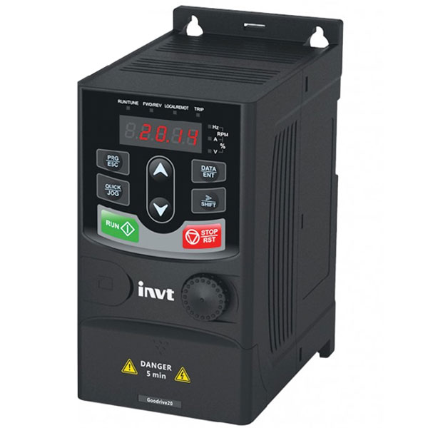 Ρυθμιστης Στροφων Inverter 1Φ Εισοδου 230V/3Φ Εξοδου 230V 0.4Kw Gd20-0R4G-S2 Invt