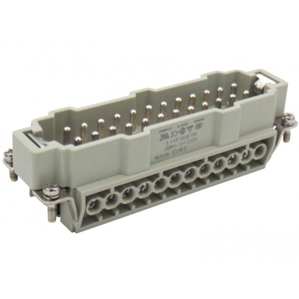 Φις Για Connector Heavy Duty Αρσενικο. 24P+Γ (25-48) He-024-M Sib/wvl