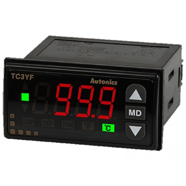 Ελεγκτης Θερμοκρασιας Ψηφιακος 72X36 100-240Vac Εξοδος 1No Με Σενσορα Ntc 1.5M Tc3Yf-14R Autonics (Τεμάχια 2)