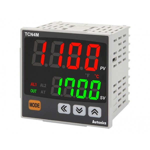 Ελεγκτης Θερμοκρασιας Ψηφιακος 72X72 24Vac/24-48Vdc Εξοδος 1No+2Alarms Tcn4M-22R Autonics