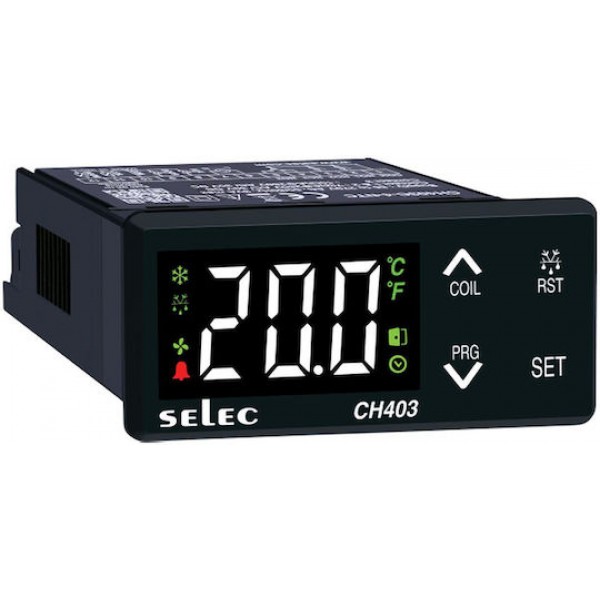 Ελεγκτης Θερμοκρασιας Ψηφιακος 72X36 90-270Vac/vdc Touch 2N/o+1C/o Με Ntc 1.5M Ch403C-4-Ntc Selec Ελεγκτης Θερμοκρασιας Ψηφιακος 72X36 90-270Vac/vdc Touch 2N/o+1C/o Με Ntc 1.5M Ch403C-4-Ntc Selec