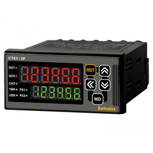Μετρητης / Χρονικο Πινακα Ψηφιακος 72X36 24-60Vdc 2 Relay/npn Ct6Y-2P2 Autonics Μετρητης / Χρονικο Πινακα Ψηφιακος 72X36 24-60Vdc 2 Relay/npn Ct6Y-2P2 Autonics