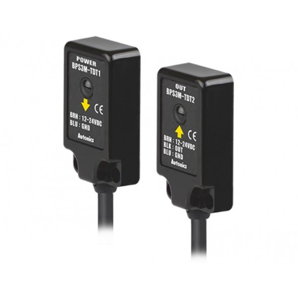Φωτοκυτταρο Παραλληλογραμμο Πομπου/δεκτη Npn 3M 12-24Vdc Bps3M-Tdt Autonics