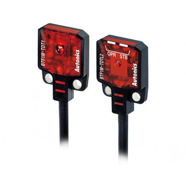 Φωτοκυτταρο Παραλληλογραμμο Πομπου/δεκτη Npn 1M 12-24Vdc Btf1M-Tdtl Autonics