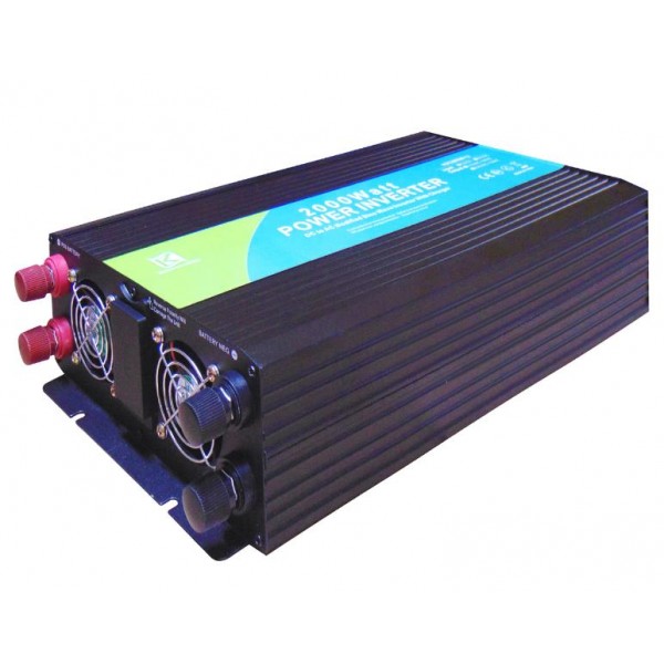 Inverter Dc/ac Τροποποιημενου Ημιτονου Με Φορτιστη 2000W/12V Ksc2000-M Ksn
