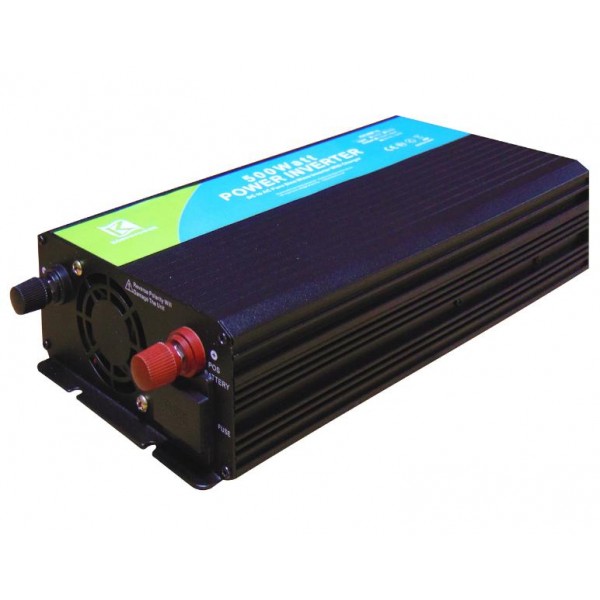 Inverter Dc/ac Καθαρου Ημιτονου Με Φορτιστη 500W/12V Ksc500-P Ksn