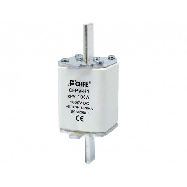 Ασφαλεια Μαχαιρωτη Φωτοβολταϊκων H1 100A 1000Vdc Gpv Cfpv-H1 Chf