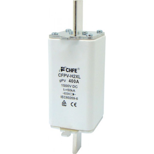 Ασφαλεια Μαχαιρωτη Φωτοβολταϊκων H2 400A 1500Vdc Gpv Cfpv-H2Xl Chf