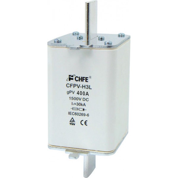 Ασφαλεια Μαχαιρωτη Φωτοβολταϊκων H3 400A 1500Vdc Gpv Cfpv-H3L Chf