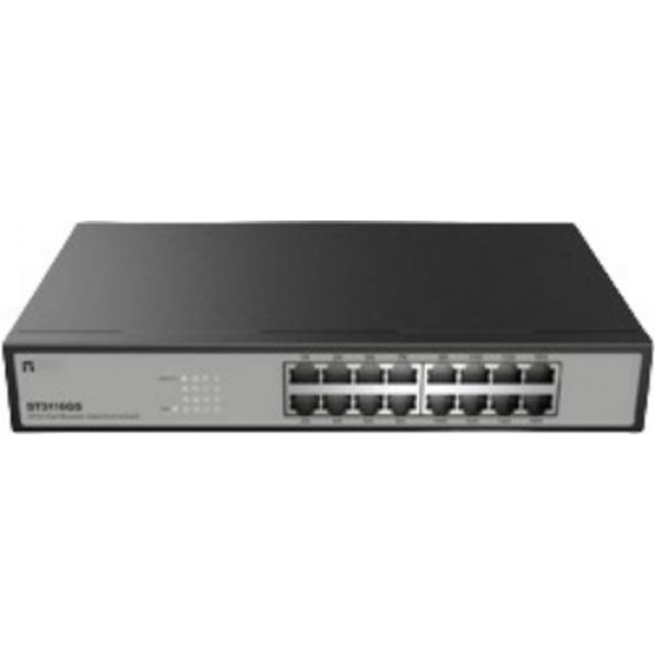Ethernet Switch 10/100/1000Mbps 16P Rack 13'' Sτ3116Gs Stonet