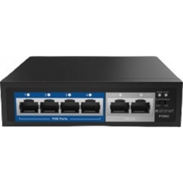 Ethernet Switch 10/100Mbps 6P Switch 4P Poe 802.0At/af P106C Stonet