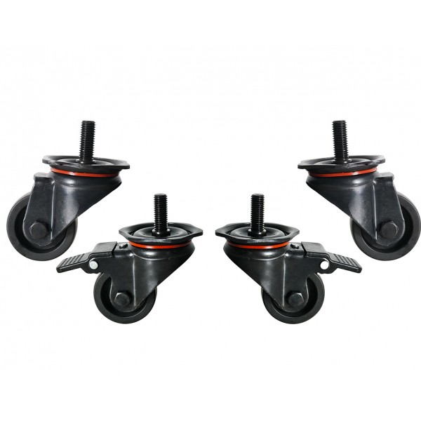 Ροδα Rack Με Φρενο Σετ 4 Τεμαχιων Canovate