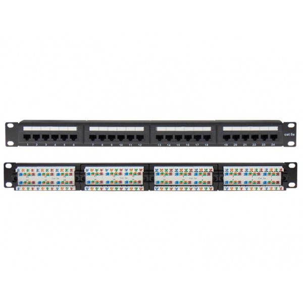 Patch Panel Cat5E Utp 24P 19" 1U Lancom Patch Panel Cat5E Utp 24P 19" 1U Lancom