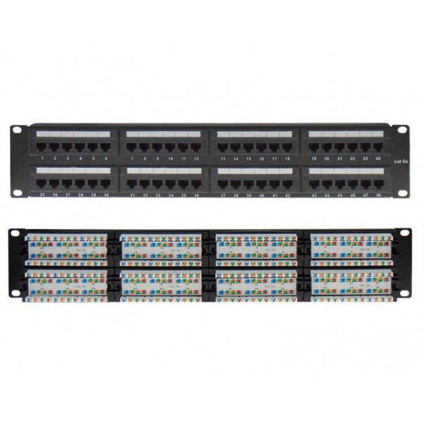 Patch Panel Cat5E Utp 48P 19" 2U Lancom Patch Panel Cat5E Utp 48P 19" 2U Lancom
